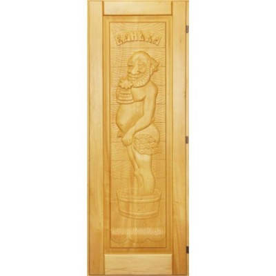Дверь Массив с резьбой «Дед» (1900х700мм) - фото